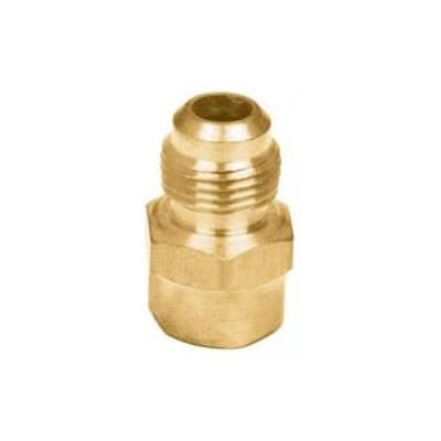 Media Union 3/4 X 1/2 Bronce Gas