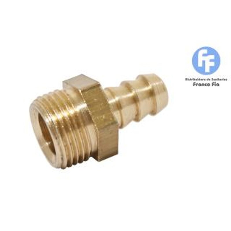 Racord Macho 3/8 X 5/16 Bronce Gas