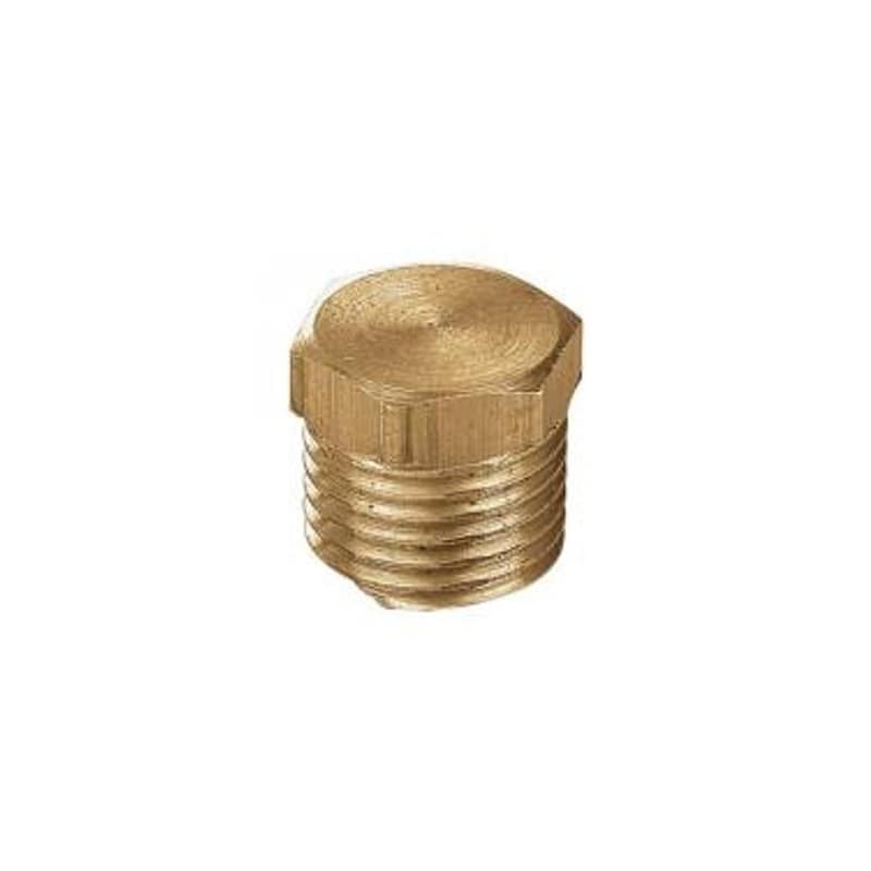 Tapón Bronce Trafilado Macho 1/8