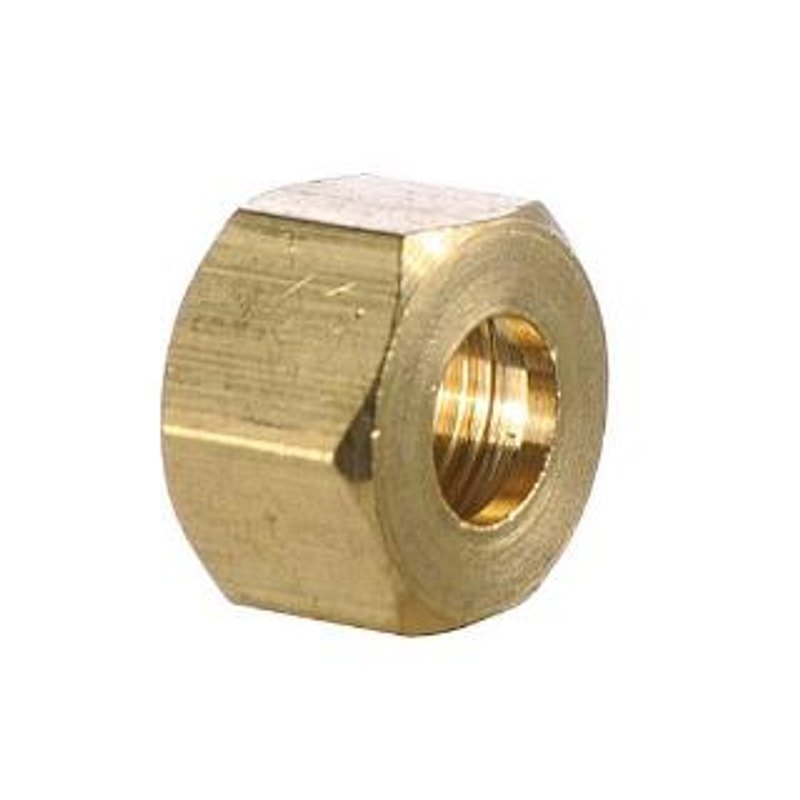 Tuerca Ajuste 3/8 Bronce Gas