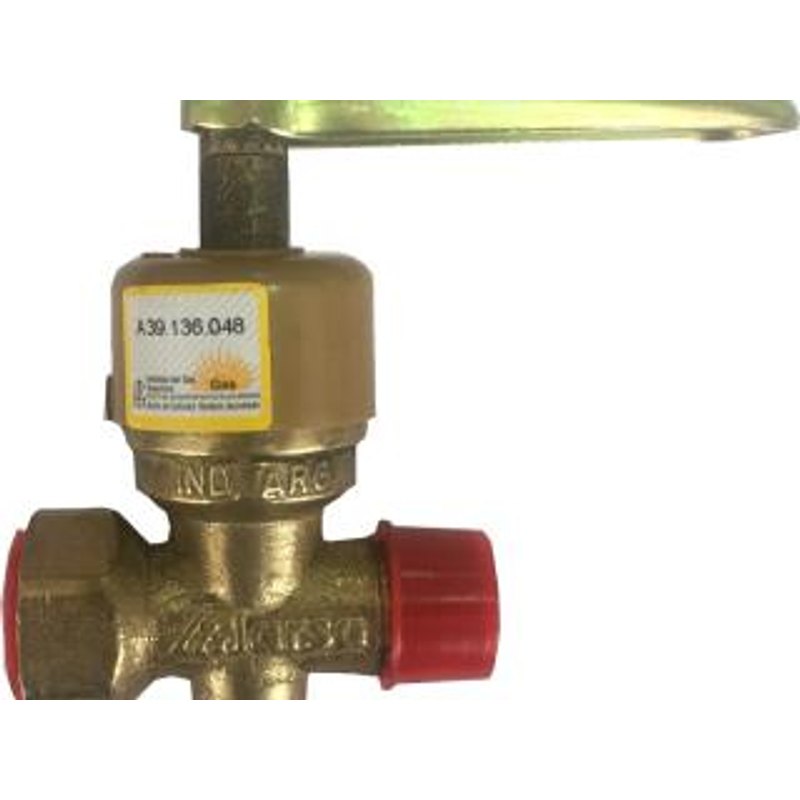 Llave Gas 1" Bronce Alarsa