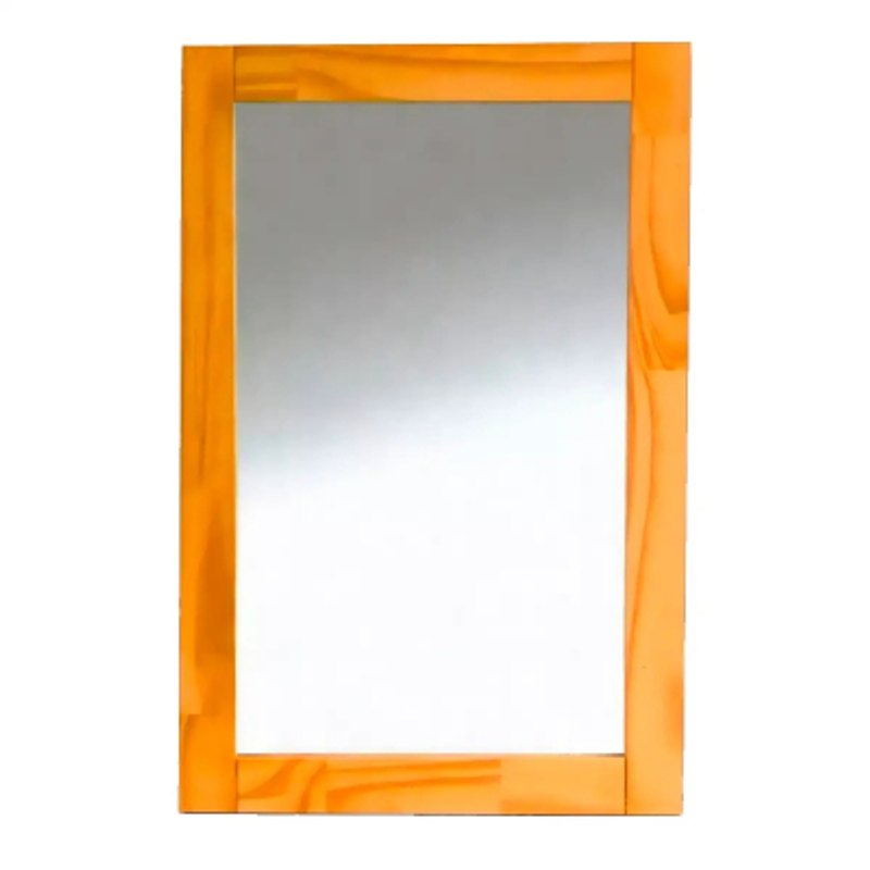 Espejo Madera Maciza 59 X39 Cm Amube