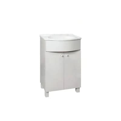 Vanitory Trento 50Cm 1 Agujero Blanco Amube