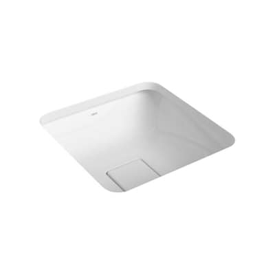 Bacha Deca de Bajo Mesada L.31040.17 Cuadrada 40 cm Blanca