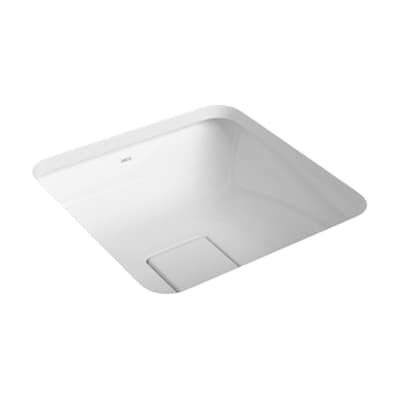Bacha Deca de Bajo Mesada L.31040.17 Cuadrada 40 cm Blanca