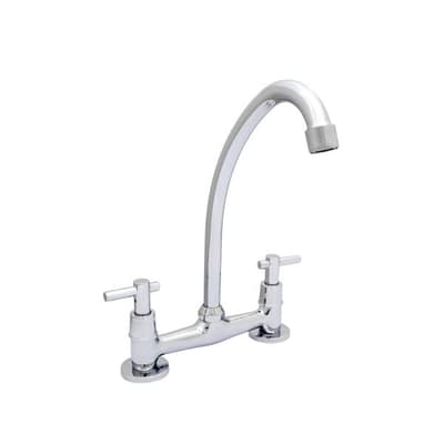 Grifería Cocina Mesada Eco Lever Cromo Aqualaf