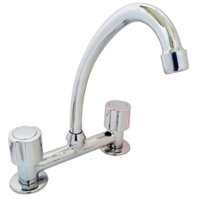 Grifería Cocina Mesada Huilen Cromo Aqualaf