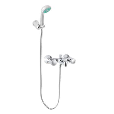 Grifería Ducha Exterior Con Transferencia Lx Huilen Cromo Aqualaf