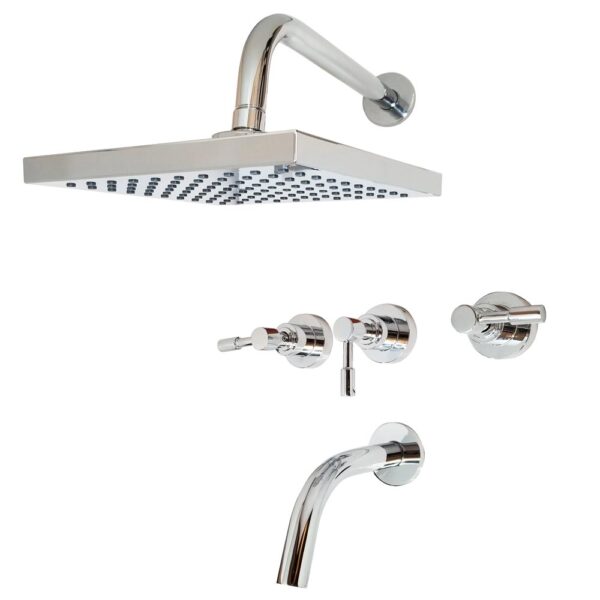 Aruma Lever Ducha Embutir Con Transferencia Sf Aqualaf