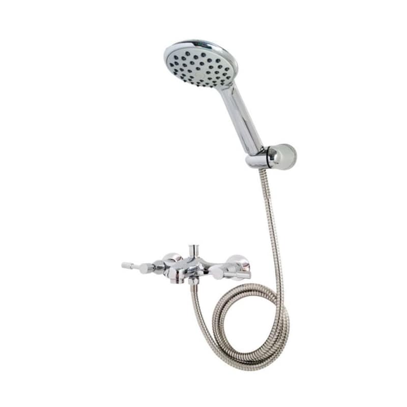 Grifería Ducha Exterior Con Transferencia Lx Aruma Lever Cromo Aqualaf