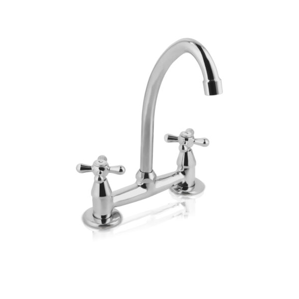 Grifería Cocina Mesada Liwen Cromo Aqualaf