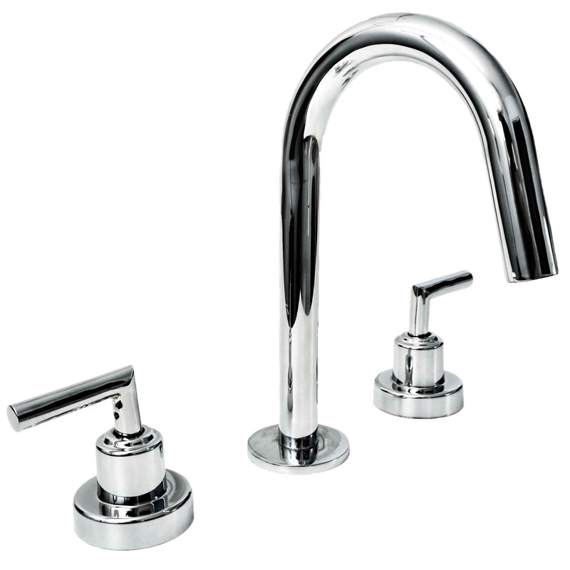 Grifería Lavatorio Aukan Lever Cromo Aqualaf