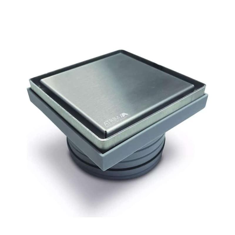 Rejilla Pileta Patio 12 X 12 Cromo Pr120T02 Atrim