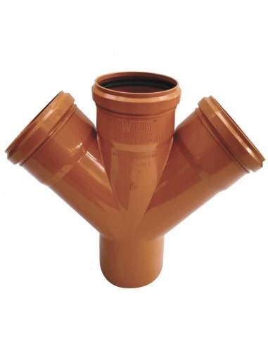 Ramal Doble 45º 110 mm Hembra-Hembra