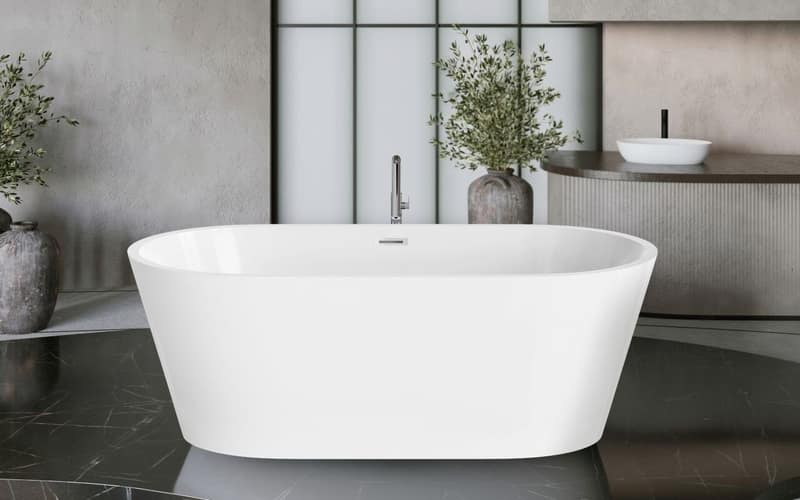 Bañera Acrilico Exenta Lusso 1700x750x600 Bañeras