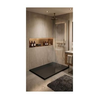 Receptaculo Pietra Negro 1200x700x26 Acrilico