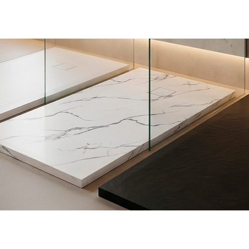 Receptaculo Pietra Calacata 1500x700x26 Acrilico