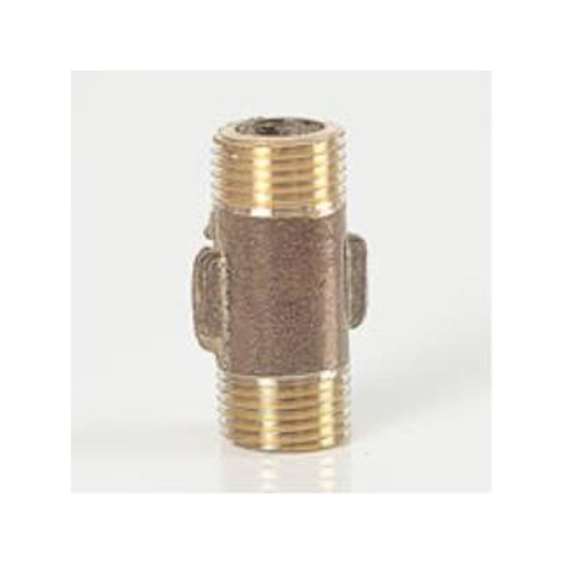 Bronce Niple 1" X 10 Cm Bronce Agua
