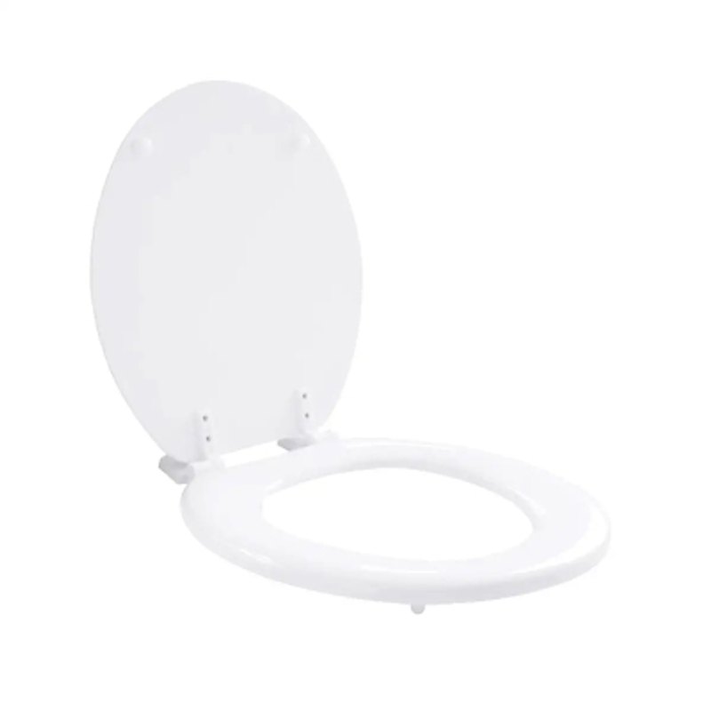 Asiento Inodoro Florencia Herraje Nylon Blanco Daccord