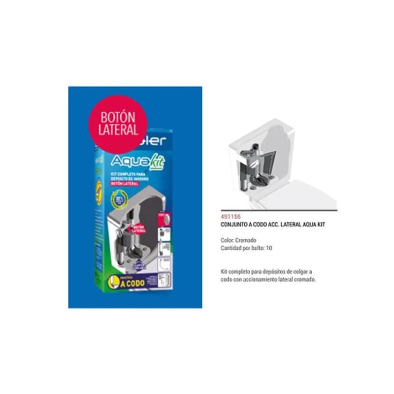 Conjunto A Codo Lateral Aqua Kit 491155 Dealer