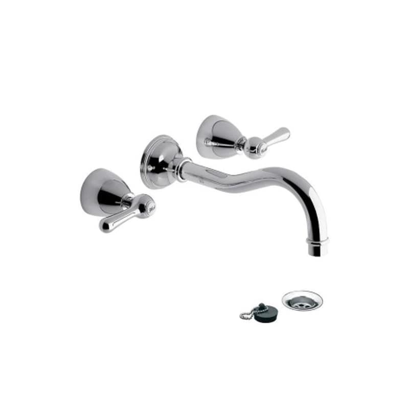 Grifería Lavatorio Pared Margot Lever Cromo FV 0203/62L-CR