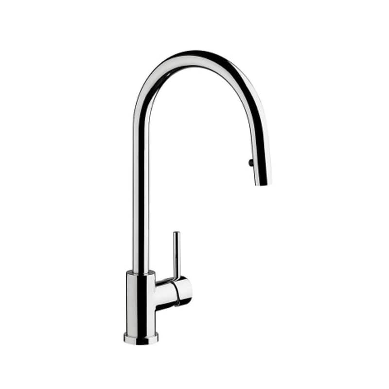 Grifería Monocomando Cocina Con Rociador Temple Cromo FV 0412.01/87-CR