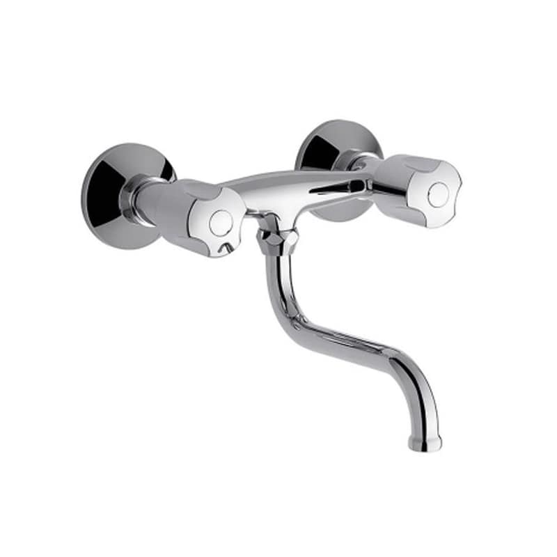 Grifería Cocina Pared Exterior Pico Bajo Pampa Fv 0409/B6