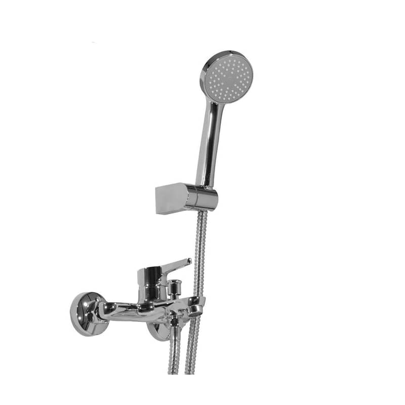 Grifería Monocomando Ducha Exterior Con Transferencia Alba Cromo