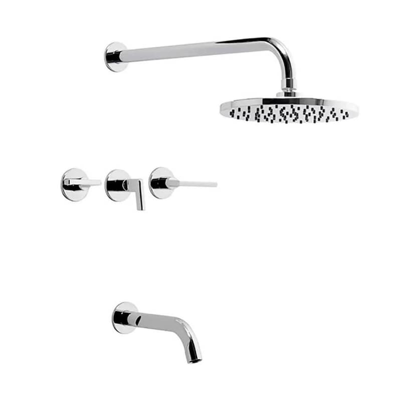 Grifería Ducha Embutir Con Transferencia Arrayan Fv 0103/H6