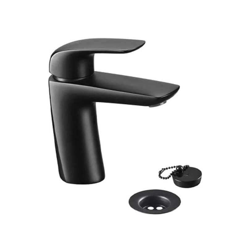 Grifería Monocomando Lavatorio Epuyen Negro FV 0181/L2-NG
