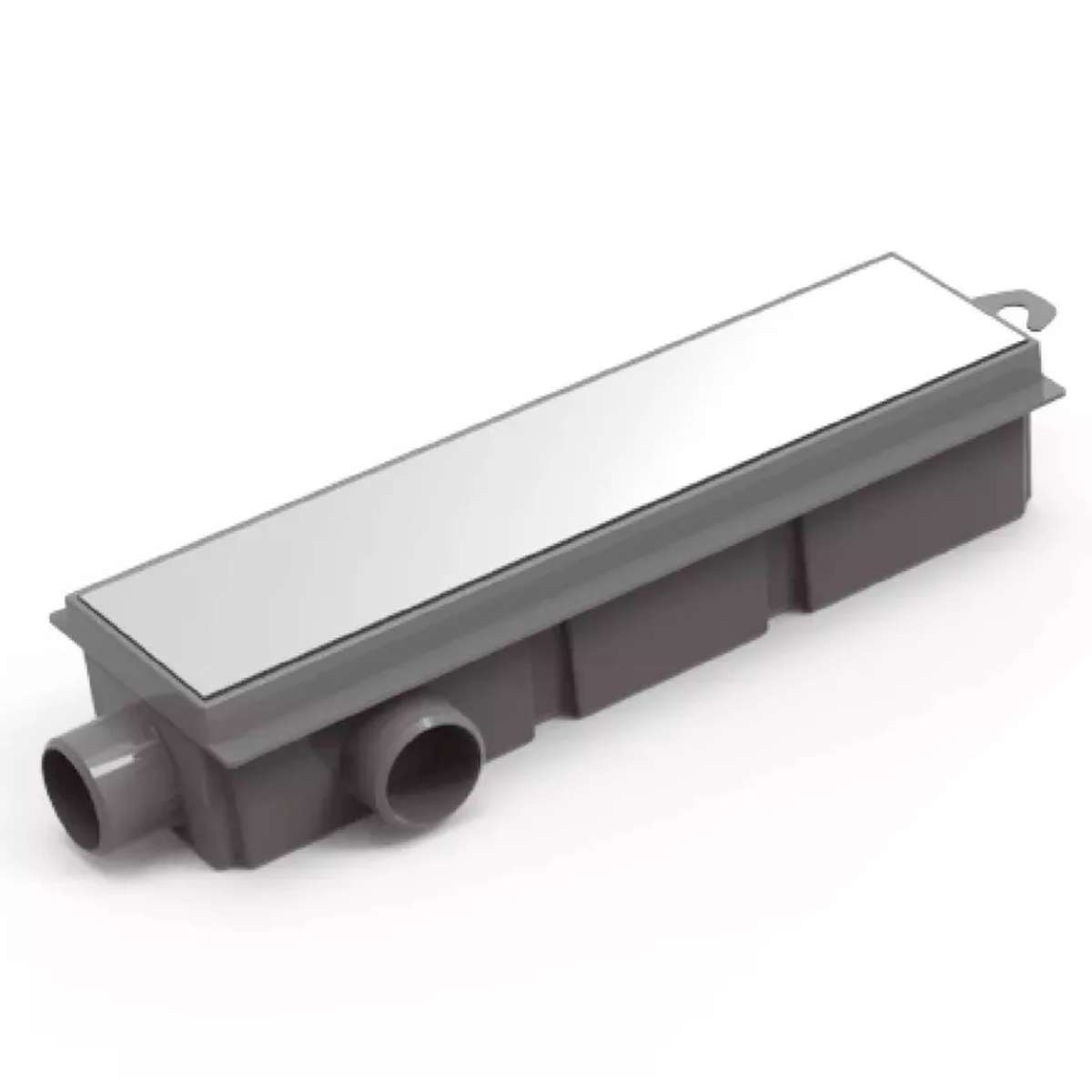 Desague Lineal Encastrable Con Rejilla 30 Cm Gris