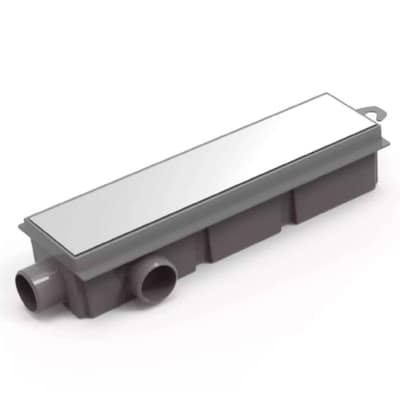 Desague Lineal Encastrable Con Rejilla 30 Cm Gris