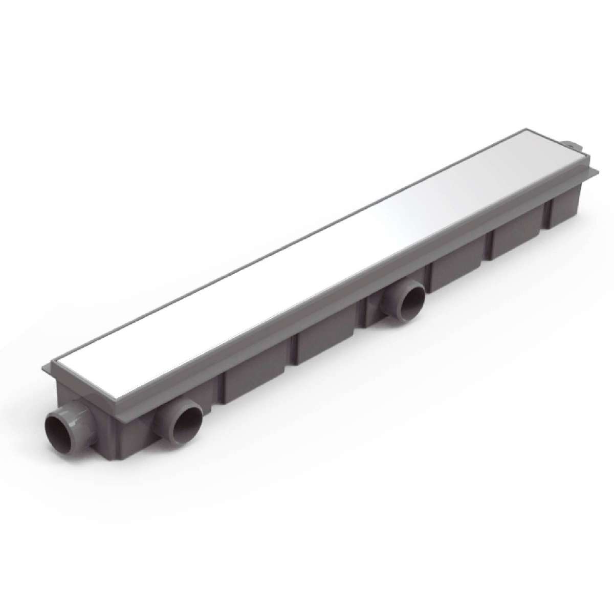 Desague Lineal Encastrable Con Rejilla 60 Cm Gris