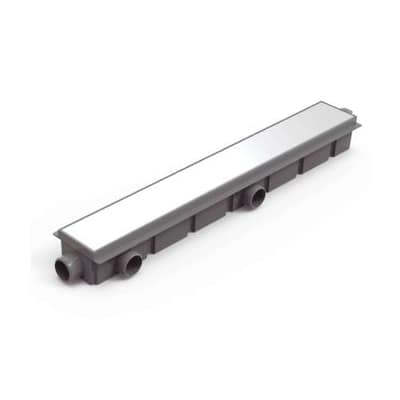 Desagüe Lineal Encastrable Con Rejilla 60 Cm Gris