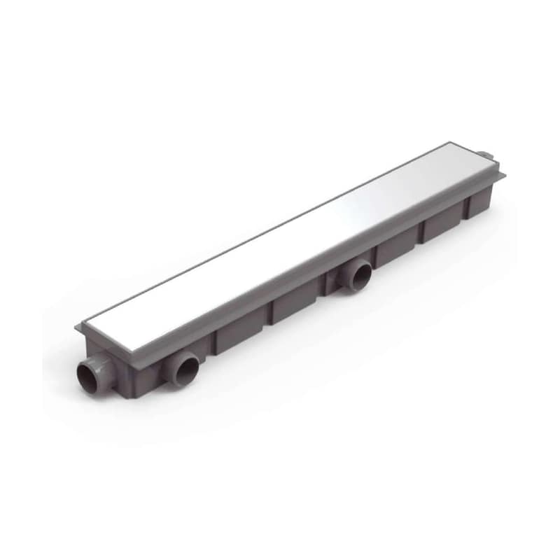 Desague Lineal Encastrable Con Rejilla 60 Cm Gris