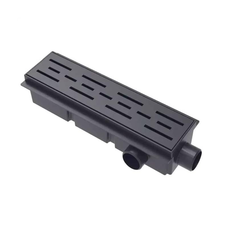 Desagüe Abs Rejilla 30 Cm Negro 12130 Ideal