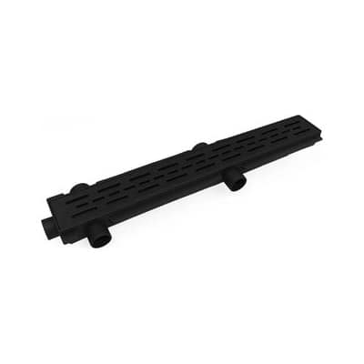 Desagüe Encastrable Con Reja Abs Negro 60 Cm Ideal