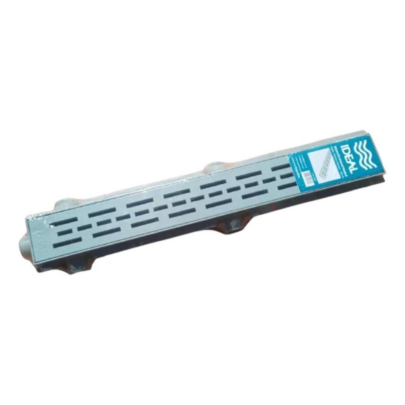 Desague Encastrable Con Reja Abs Gris 60 Cm Ideal