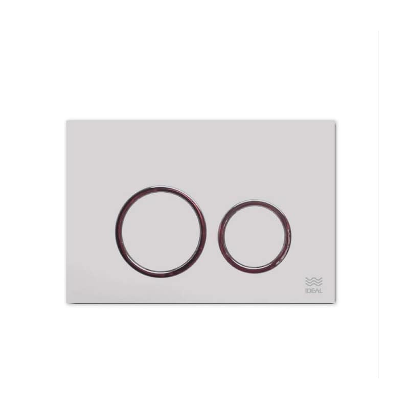 Tecla Dual Ritmo Cromo 80020 Ideal