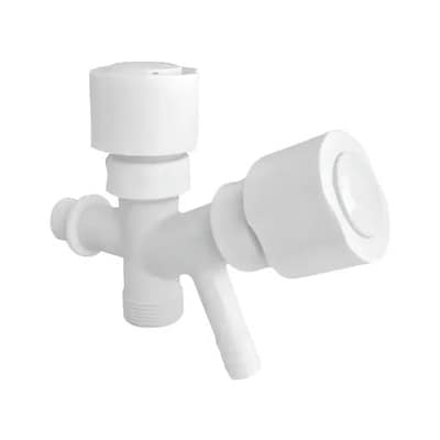 Canilla Lavarropas Doble Pvc Importado