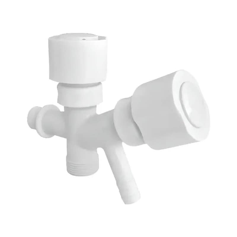 Canilla Lavarropas Doble Pvc Importado