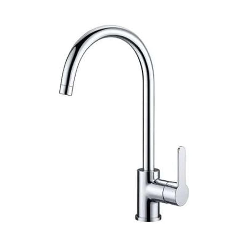 Monocomando Mesada Cocina Satinada Alta Importado