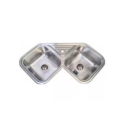Bacha Esquinera Axa D78*A 78X18 Johnson Acero