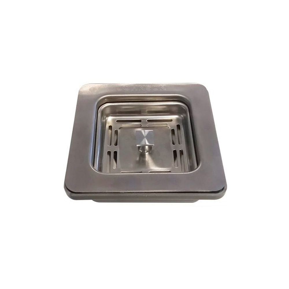 Sopapa Cestillo con Rebalse Premium Johnson Acero