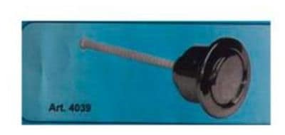Boton Cromado Roca De Tapa 4039 Ml