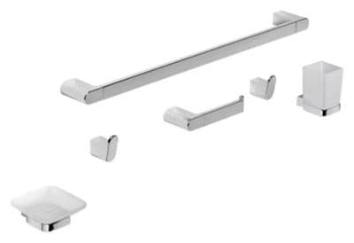 Kit Accesorios 6 Piezas Soria Cromo 016006 Peirano