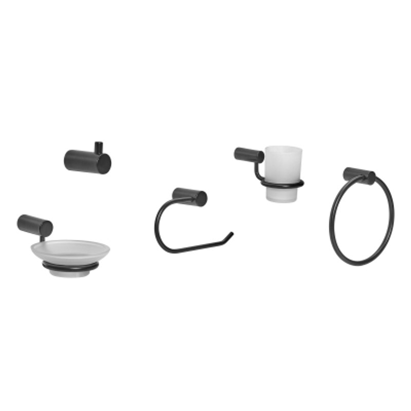 Kit Accesorios 10000 Black 5 Piezas 10005Bl Peirano