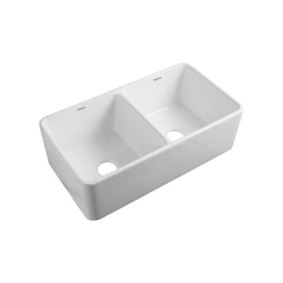 Bacha Apoyo 838X457X254 Con Desagüe Y Rejilla Blanca Peirano