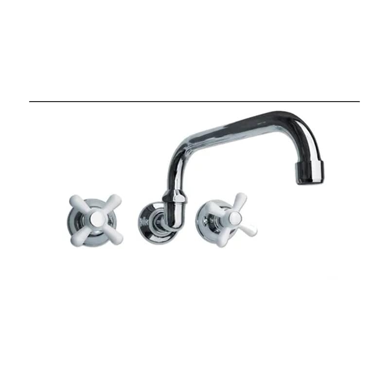 Grifería Cocina Pared Embutir Ares Cromo Peirano 944/CR