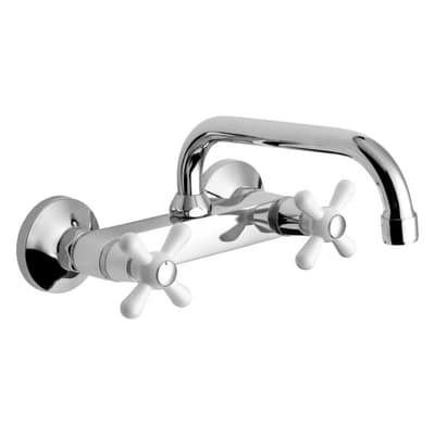 Grifería Cocina Pared Exterior Ares Blanco Peirano 934